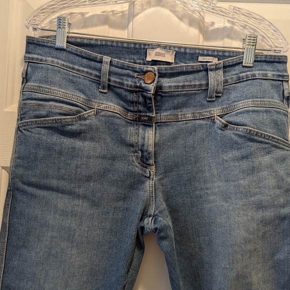 CLOSED Women's Pedal Position Frayed Ankle Denim Blue Jeans Size Italy 48 US 32 - Picture 3 of 15